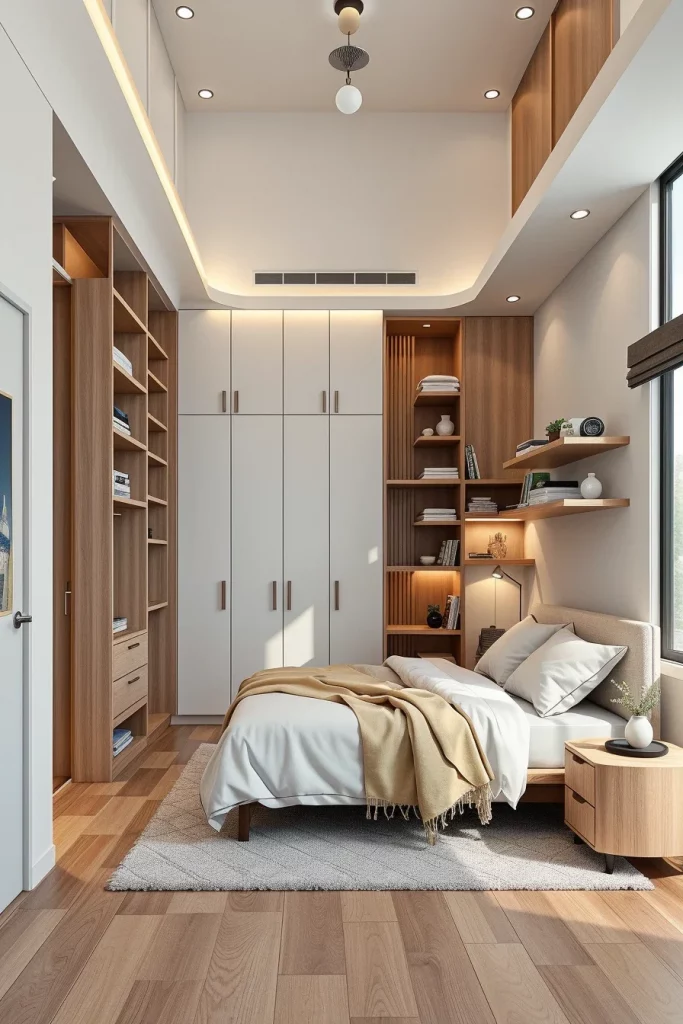 57 Small Bedroom Storage Ideas To Maximize Space In Style