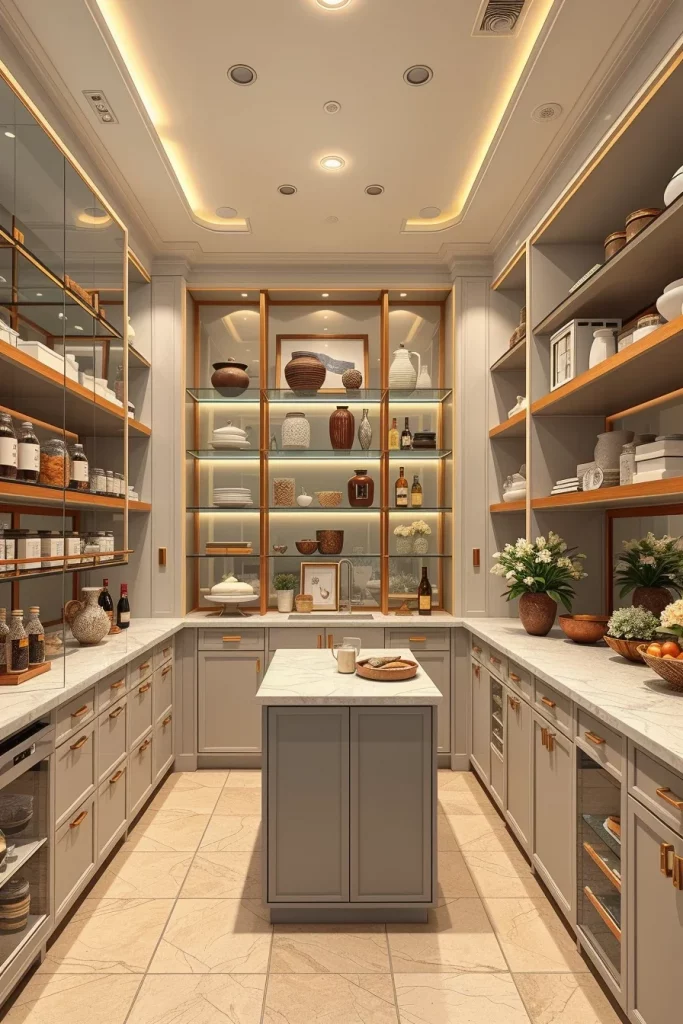 59 Luxury Walk In Pantry Designs For An Elegant And Organized Home