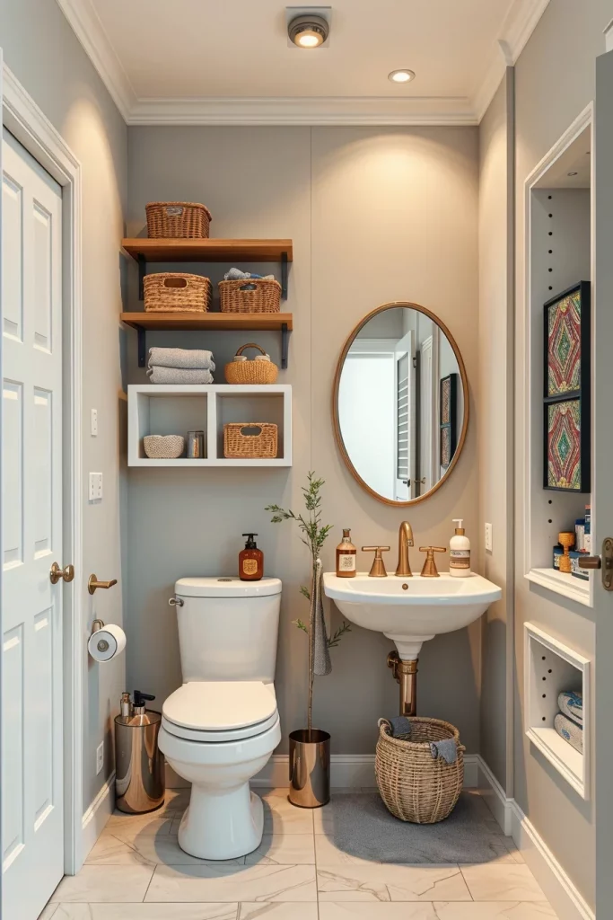 54 Small Bathroom Makeover Decorating Ideas To Transform Your Tiny Space