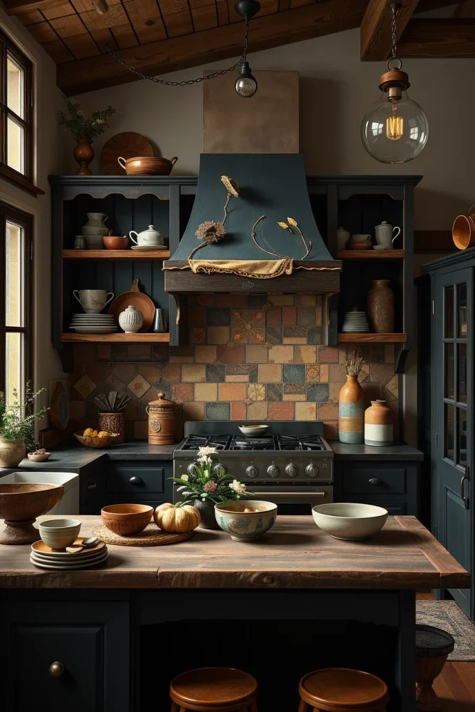 53 Dark Cottagecore Kitchen Ideas For A Cozy And Moody Home