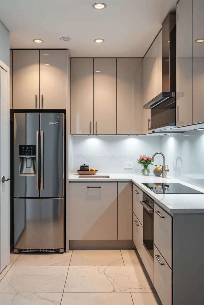 54 Compact Kitchen Design With Smart Storage Ideas For Stylish Small Spaces