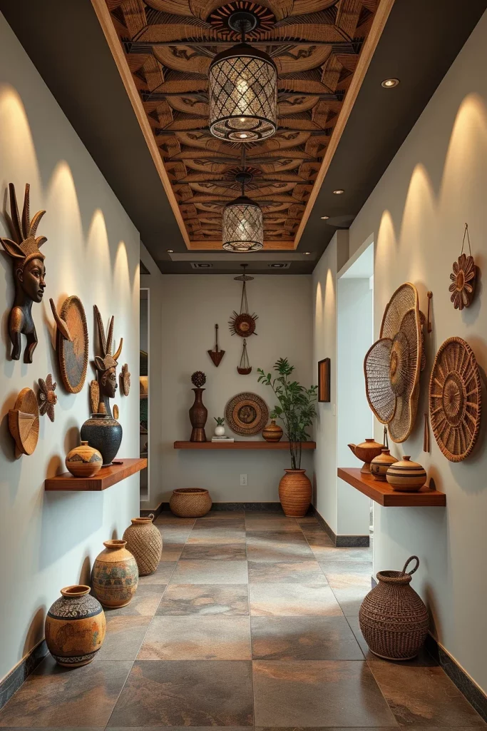 60 Afrohemian Hallway Decor Ideas To Create A Stylish And Cultural Entryway