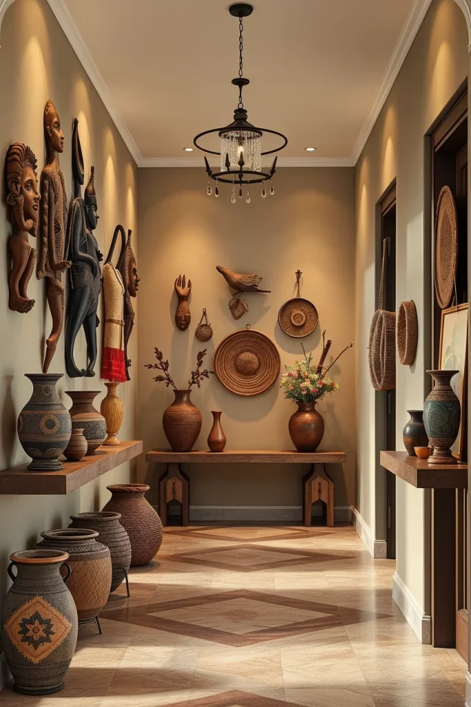 60 Afrohemian Hallway Decor Ideas To Create A Stylish And Cultural Entryway