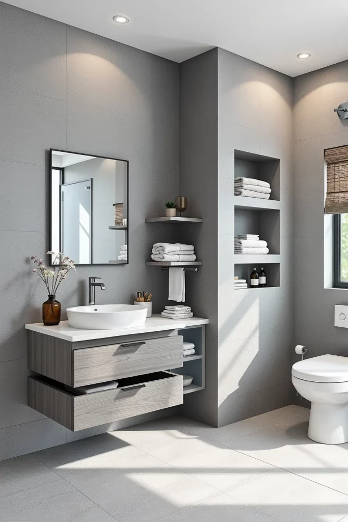 58 Modern Gray Bathroom Interior Trends That Redefine Contemporary Luxury