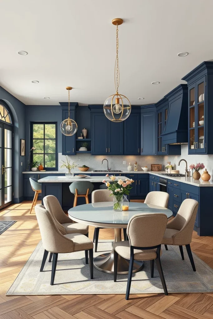 56 Navy Blue Kitchen Interior Design Ideas For A Stylish And Artistic Home