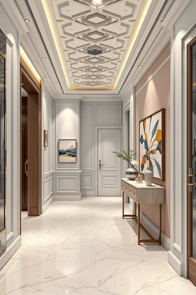 59 Modern Hallway Decor Styling Ideas To Create A Stunning Entryway