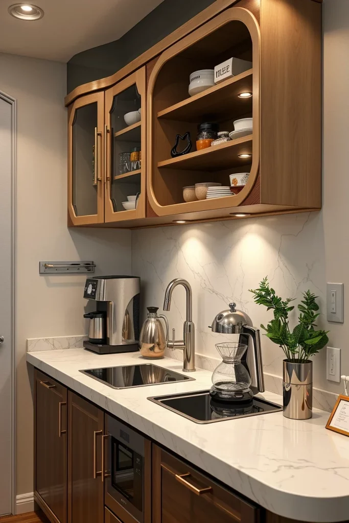 57 Curved Furniture Small Kitchen Design Ideas For A Stylish And Space-Saving Home