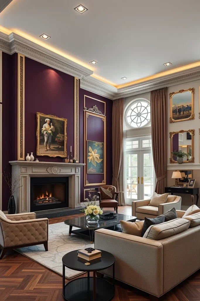 57 Plum Living Room Ideas For A Luxurious And Stylish Home