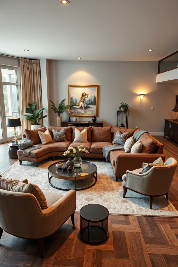 59 Chocolate Brown Living Room Ideas For A Cozy And Elegant Home