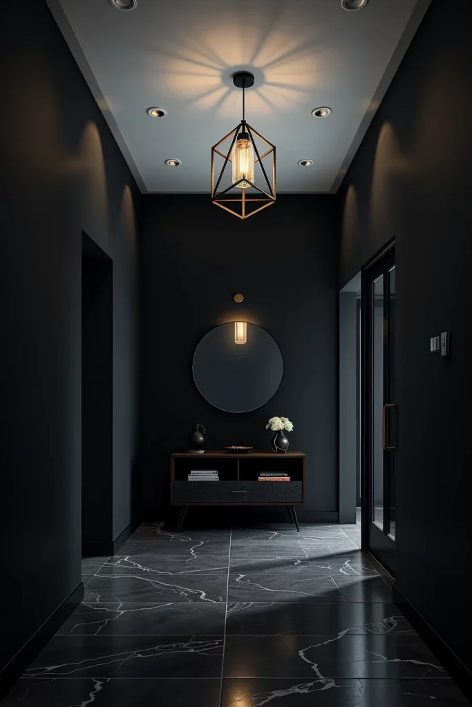 55 Modern Dark Hallway Ideas For A Stylish And Dramatic Home Entrance