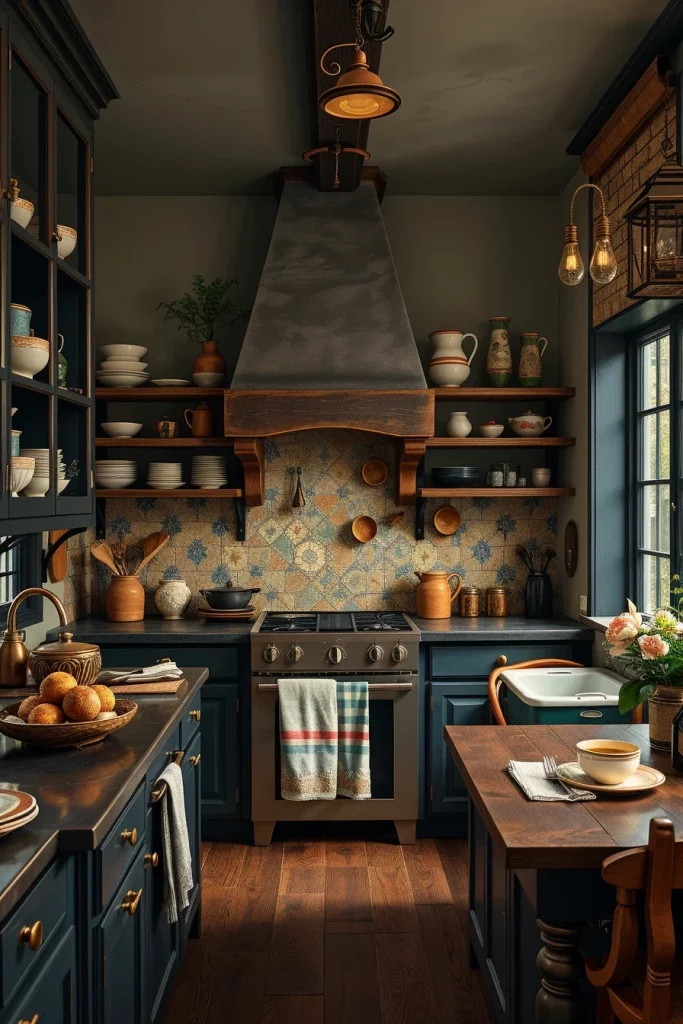 53 Dark Cottagecore Kitchen Ideas For A Cozy And Moody Home