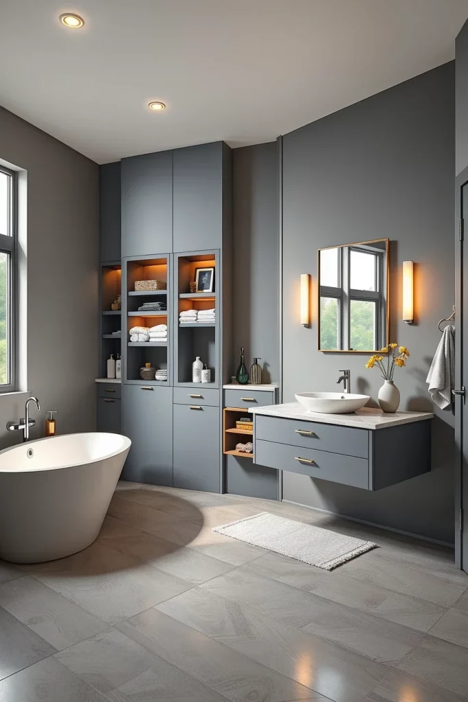 58 Modern Gray Bathroom Interior Trends That Redefine Contemporary Luxury