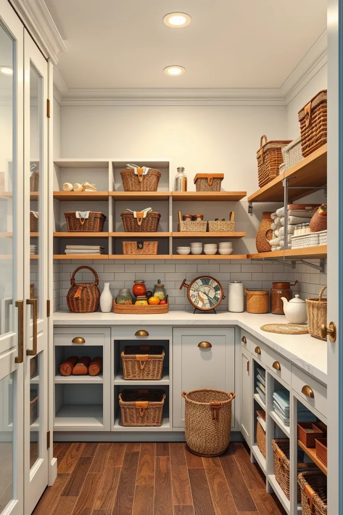 58 Pantry Decor With Woven Baskets Ideas To Create A Stylish And Organized Space