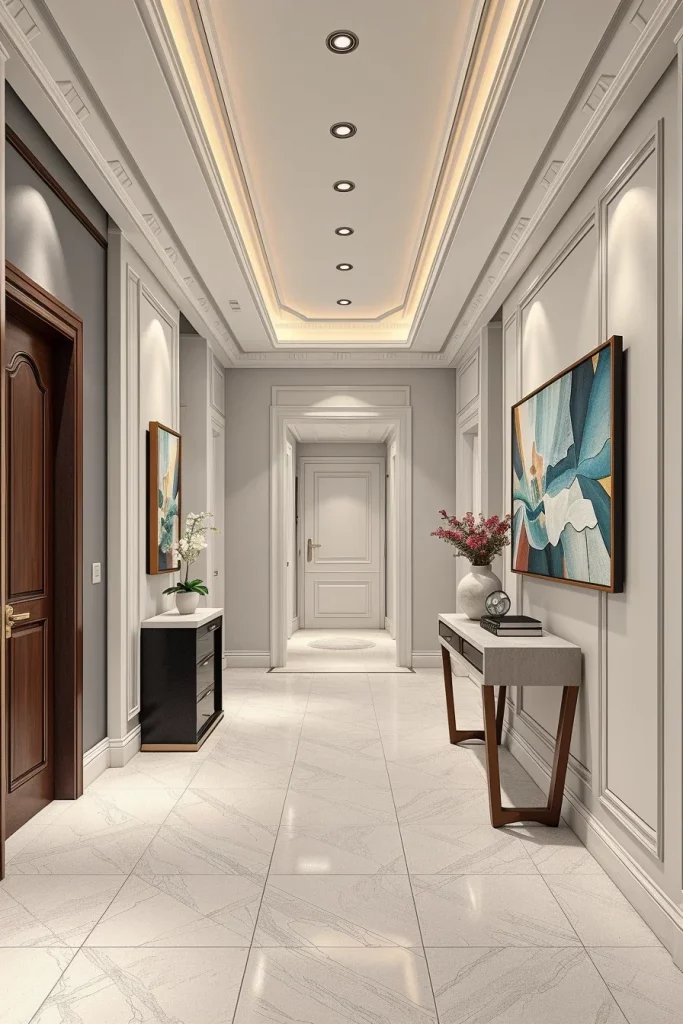 59 Modern Hallway Decor Styling Ideas To Create A Stunning Entryway