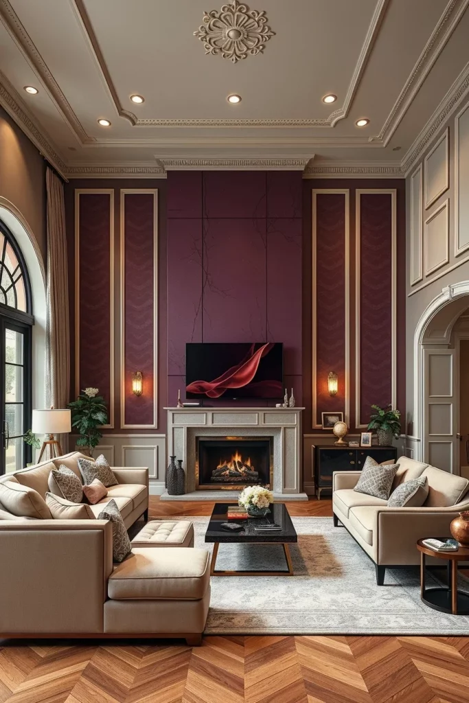 57 Plum Living Room Ideas For A Luxurious And Stylish Home