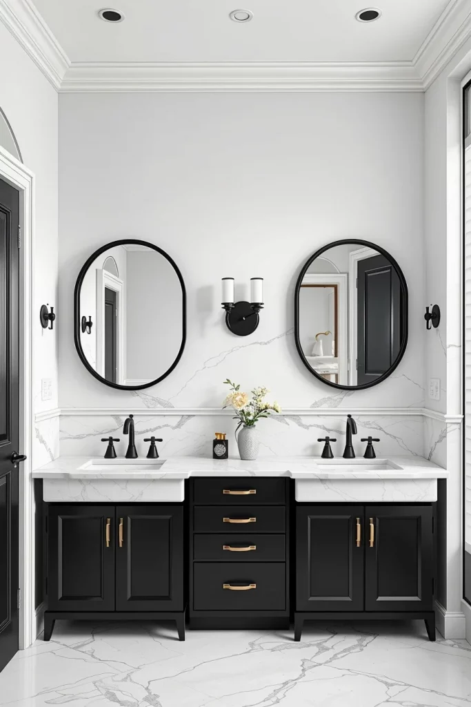 54 Black And White Bathroom Decor Ideas For A Stylish And Timeless Space