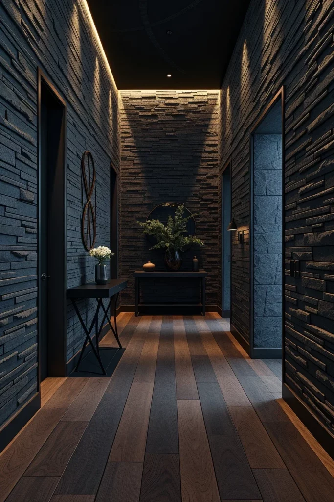 55 Modern Dark Hallway Ideas For A Stylish And Dramatic Home Entrance