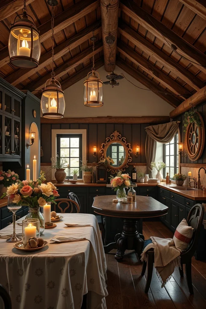 53 Dark Cottagecore Kitchen Ideas For A Cozy And Moody Home