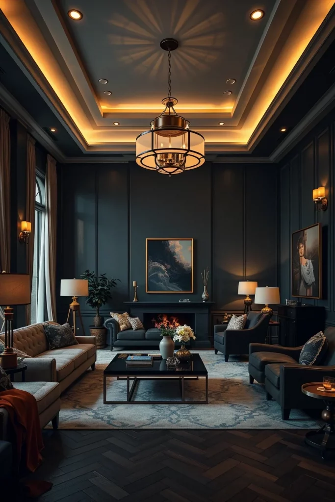 60 Dark And Moody Interiors That Bring Elegance, Drama, And Cozy Sophistication To Every Room