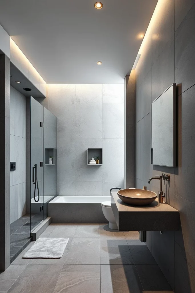 58 Modern Gray Bathroom Interior Trends That Redefine Contemporary Luxury
