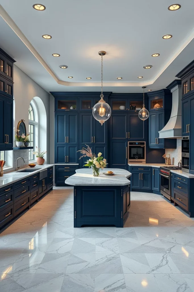 56 Navy Blue Kitchen Interior Design Ideas For A Stylish And Artistic Home