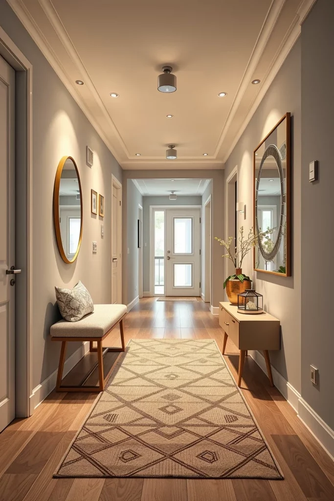 59 Modern Hallway Decor Styling Ideas To Create A Stunning Entryway