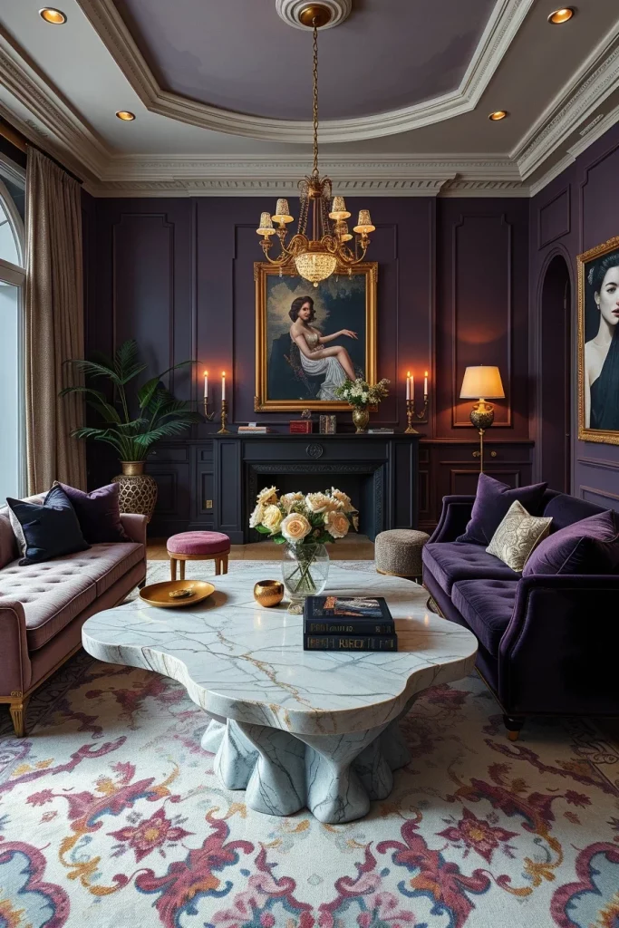 57 Plum Living Room Ideas For A Luxurious And Stylish Home