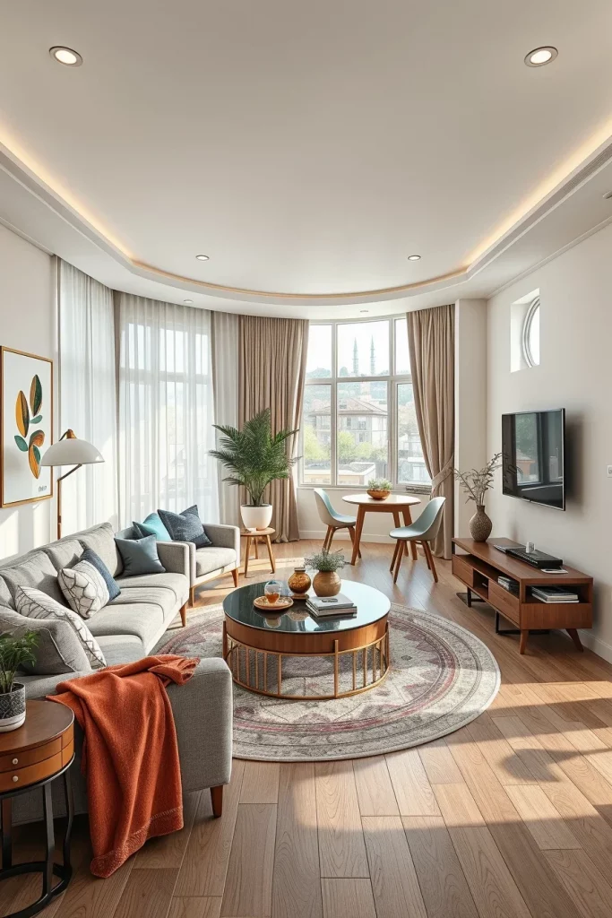 60 Curved Furniture Small Living Room Design Ideas To Maximize Style And Space