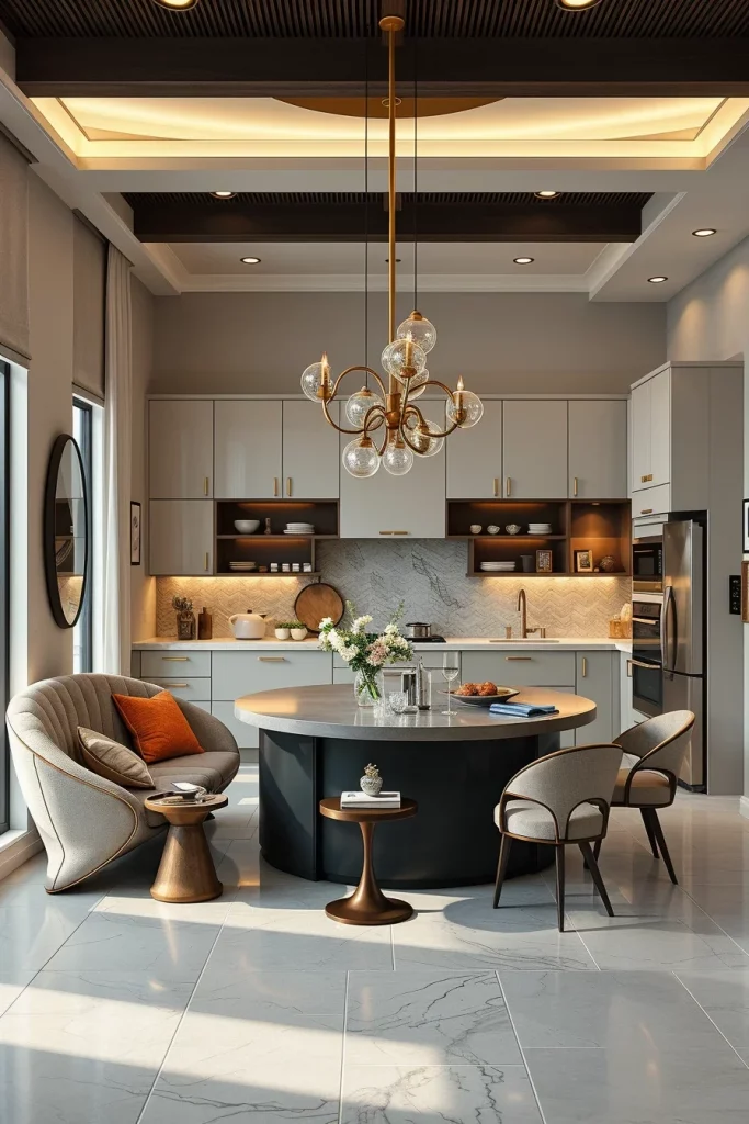 57 Curved Furniture Small Kitchen Design Ideas For A Stylish And Space-Saving Home