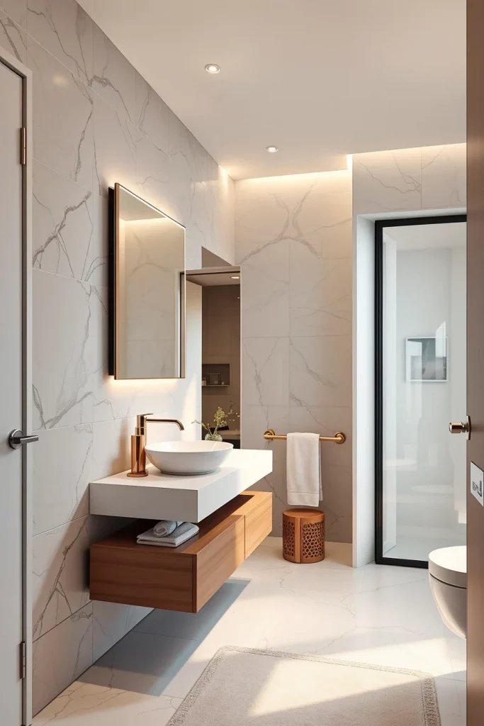 54 Small Bathroom Makeover Decorating Ideas To Transform Your Tiny Space