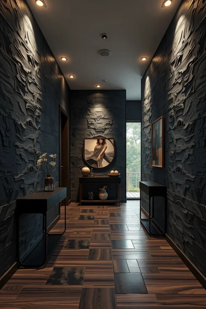 55 Modern Dark Hallway Ideas For A Stylish And Dramatic Home Entrance