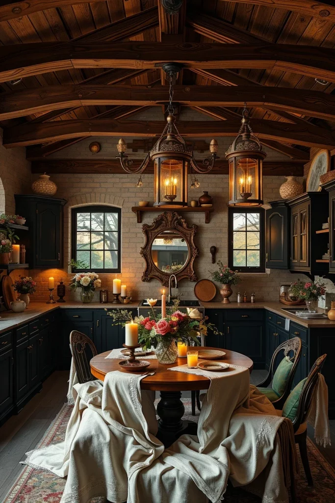 53 Dark Cottagecore Kitchen Ideas For A Cozy And Moody Home