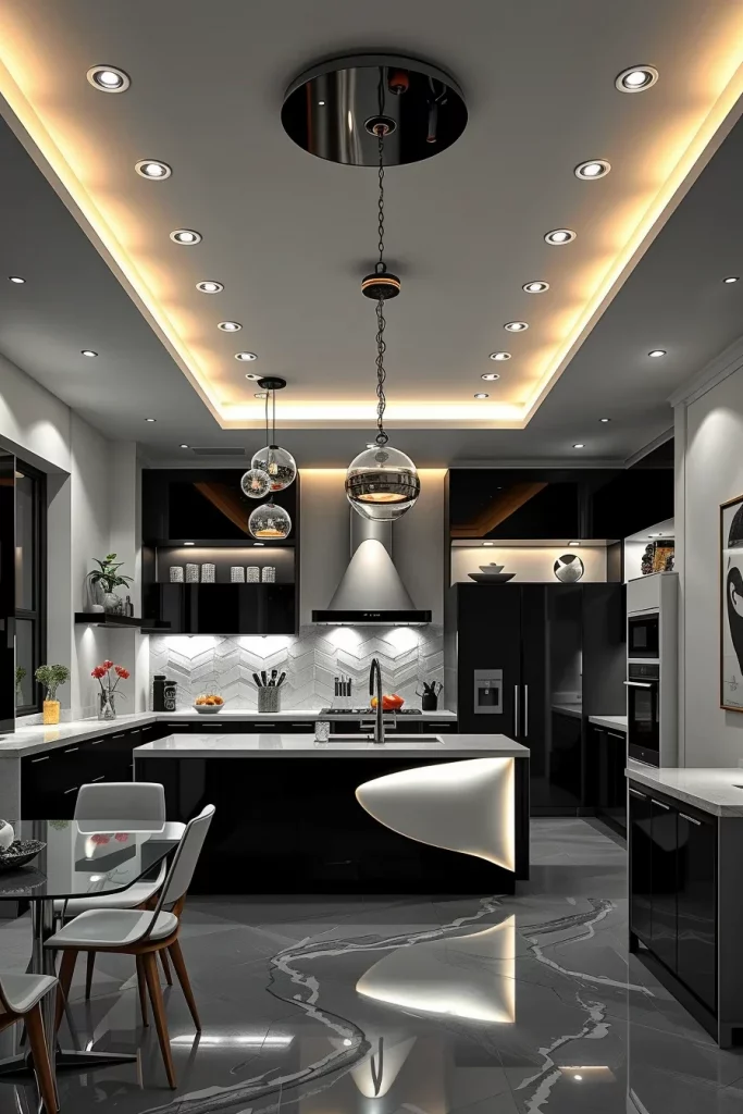 57 Black And White Kitchen Decorating Inspiration Ideas For A Stylish Modern Home