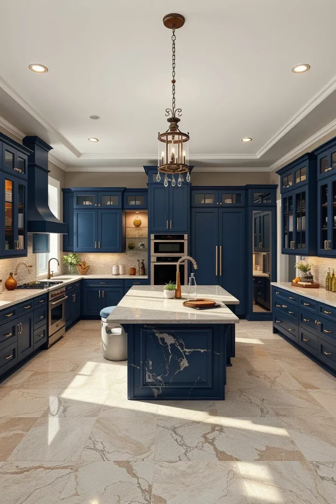56 Navy Blue Kitchen Interior Design Ideas For A Stylish And Artistic Home