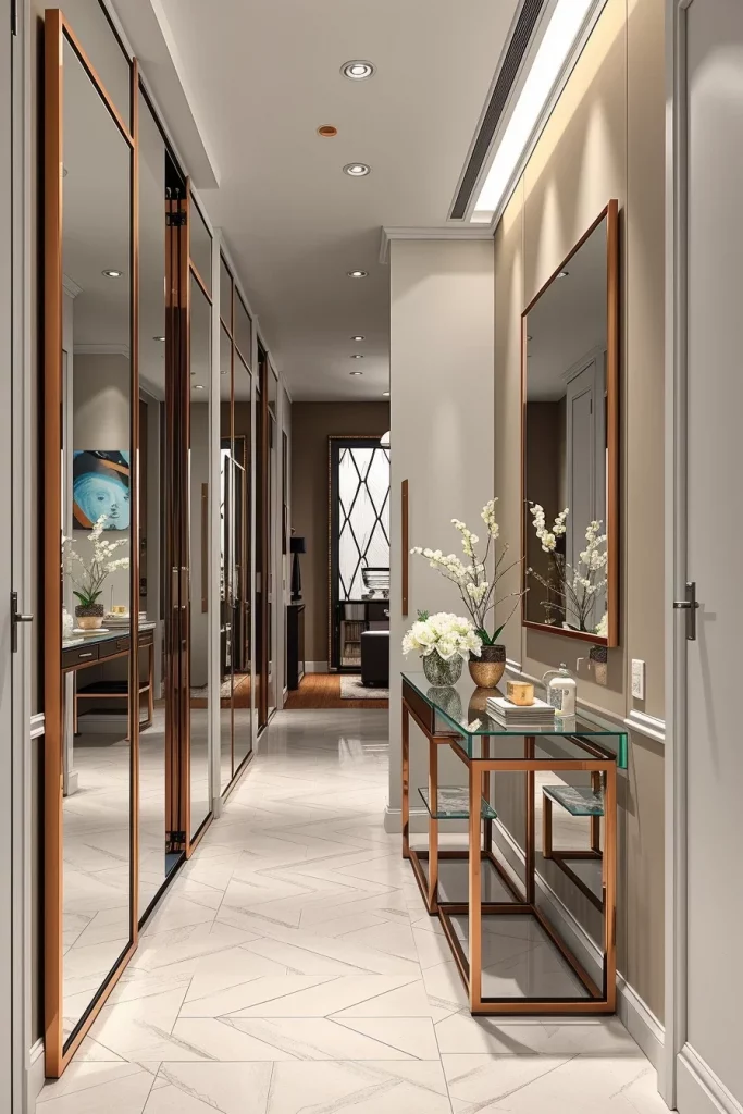 57 Modern Narrow Hallway Decorating Ideas To Transform Small Spaces