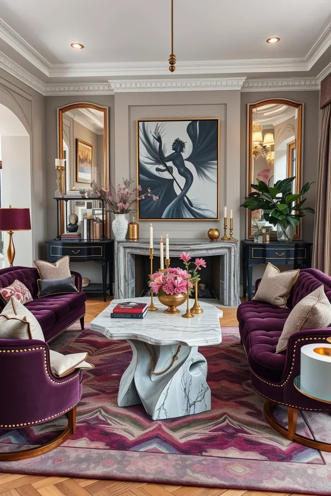 57 Plum Living Room Ideas For A Luxurious And Stylish Home