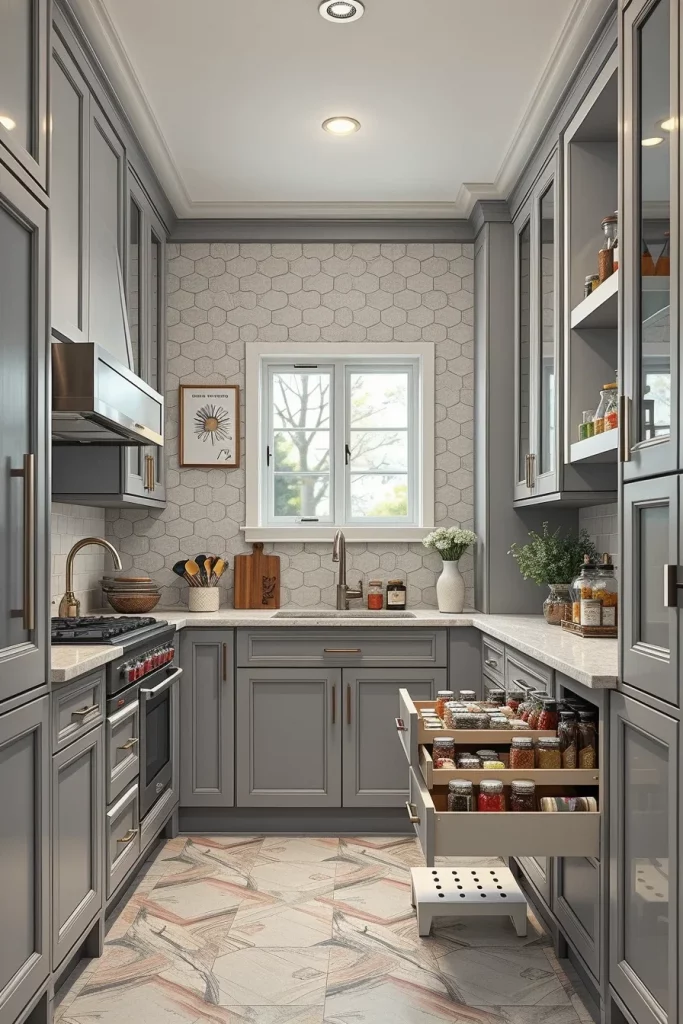 56 Gray White Kitchen Organization Ideas For A Stylish And Clutter-Free Space