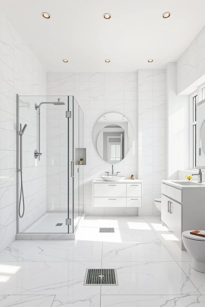 58 White Bathroom Decor Styling Ideas For A Timeless And Elegant Space