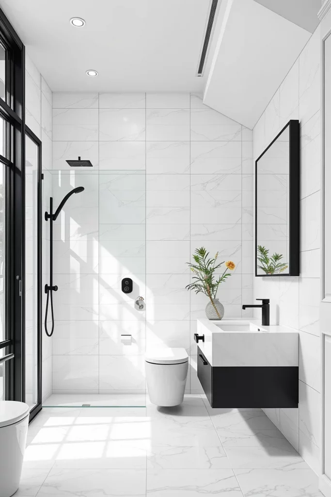 54 Black And White Bathroom Decor Ideas For A Stylish And Timeless Space