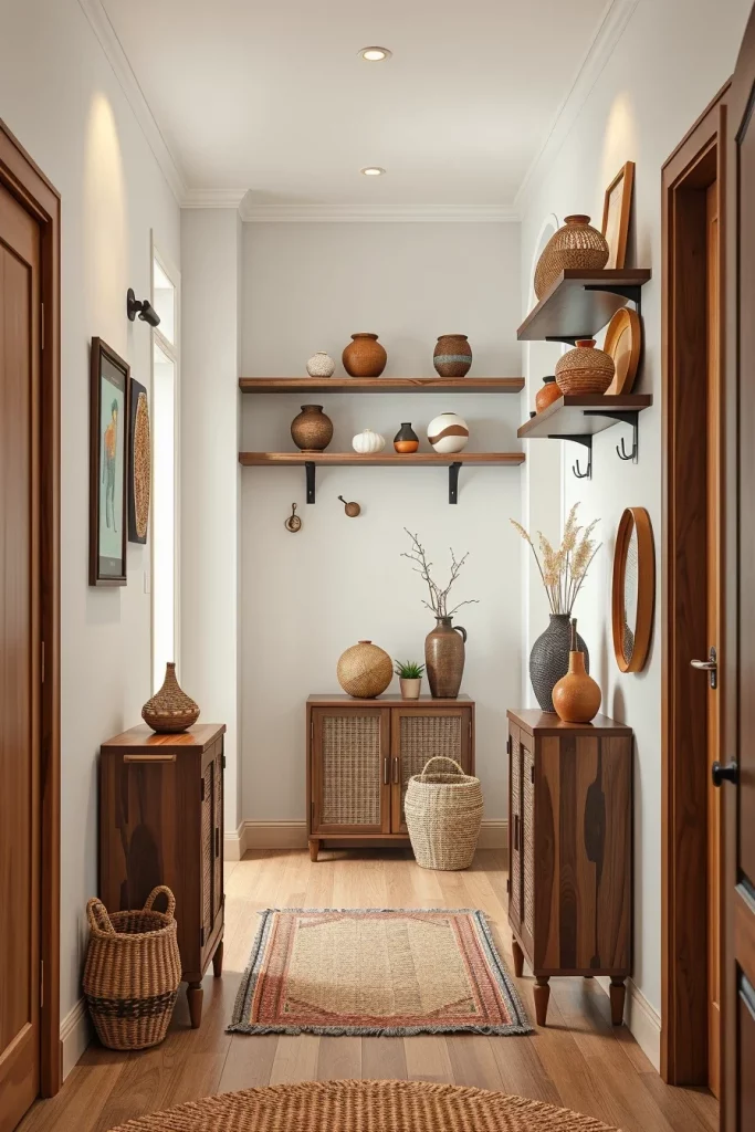 60 Afrohemian Hallway Decor Ideas To Create A Stylish And Cultural Entryway