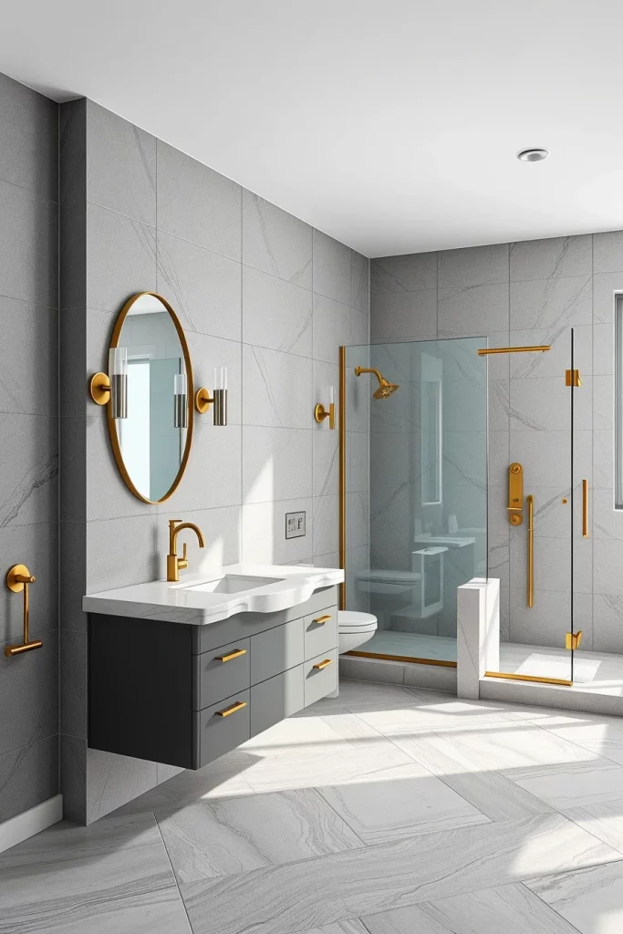 58 Modern Gray Bathroom Interior Trends That Redefine Contemporary Luxury
