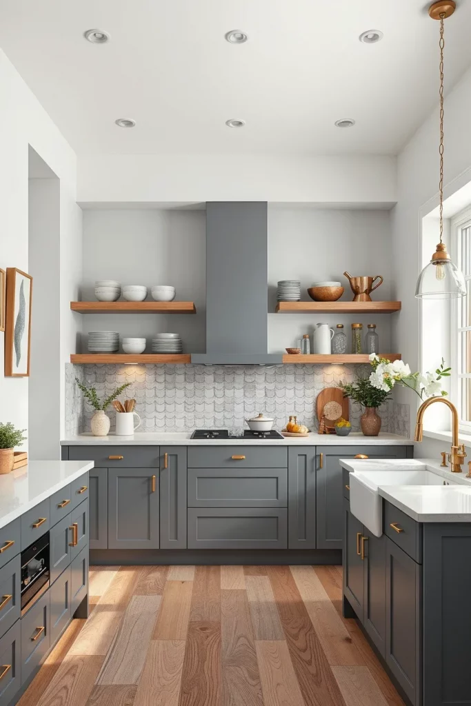 56 Gray White Kitchen Organization Ideas For A Stylish And Clutter-Free Space