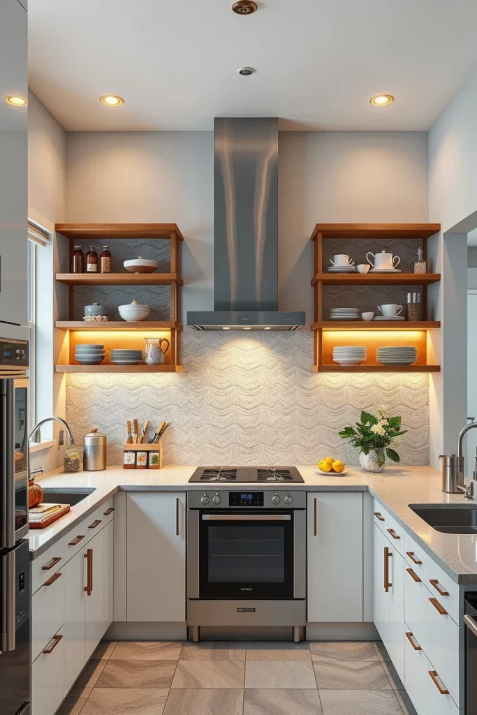 58 Open Shelving Ideas For Small Kitchens That Maximize Style And Storage