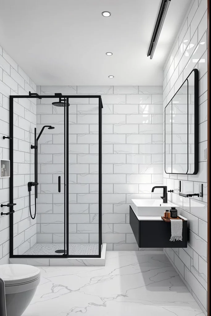 54 Black And White Bathroom Decor Ideas For A Stylish And Timeless Space