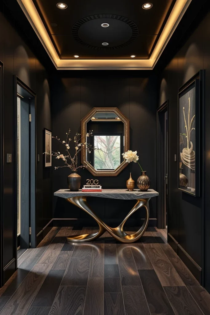 55 Modern Dark Hallway Ideas For A Stylish And Dramatic Home Entrance