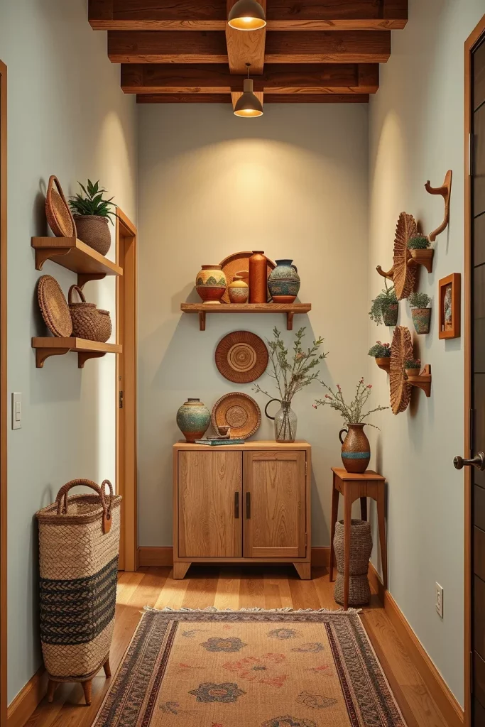 60 Afrohemian Hallway Decor Ideas To Create A Stylish And Cultural Entryway