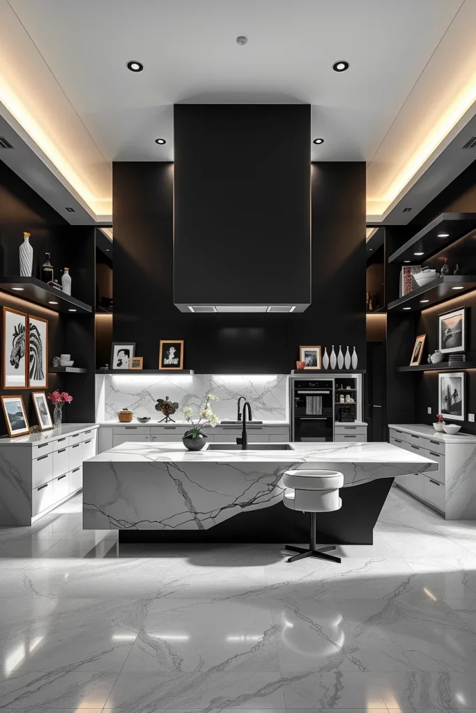 57 Black And White Kitchen Decorating Inspiration Ideas For A Stylish Modern Home
