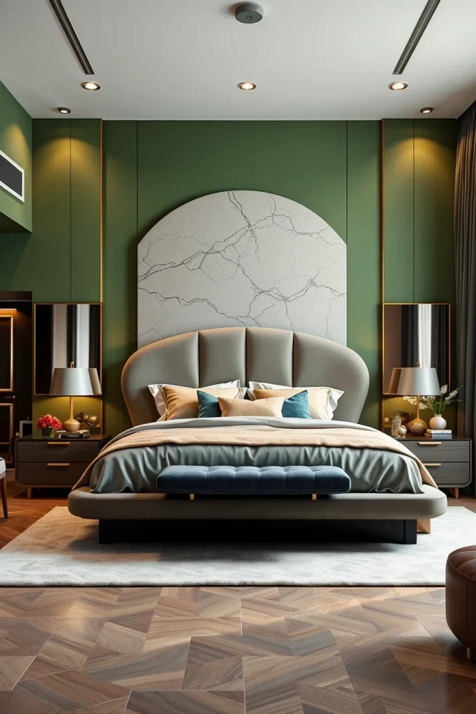 55 Modern Green Bedroom Ideas For A Stylish And Refreshing Retreat