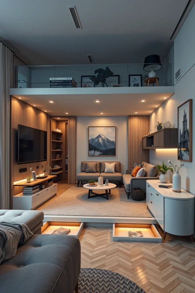 57 Small Space-Saving Living Room Ideas To Maximize Every Inch