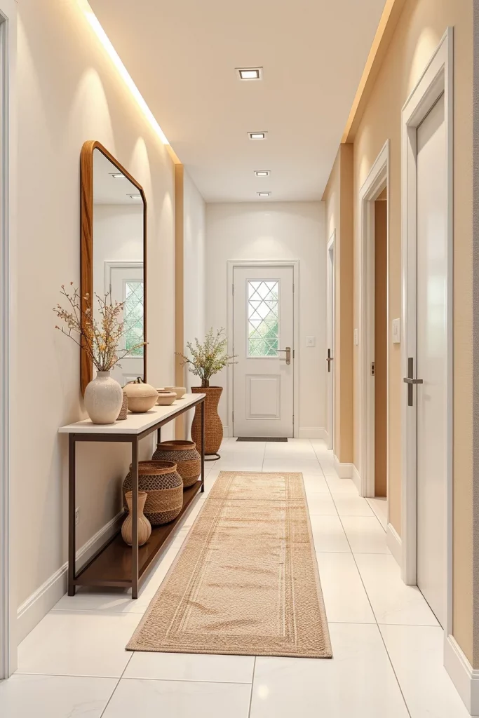 57 Modern Narrow Hallway Decorating Ideas To Transform Small Spaces